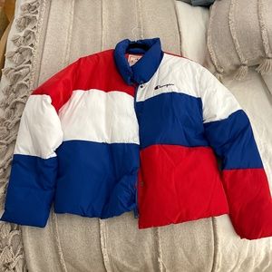 Champion Vintage RWB puffer